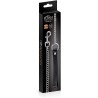 ACCESSOIRES LAISSE METAL ET POIGNET CUIR DE "FETISHTENTATION" 115 CM