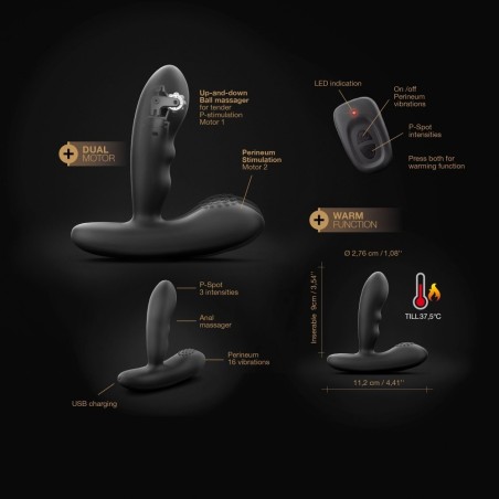 Love toys STIMULATEUR PROSTATIQUE VA ET VIENT P-STROKER DE DORCEL
