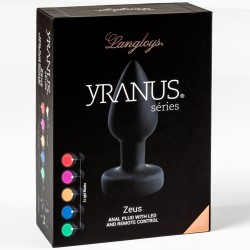 PLUG VIBRANT "ZEUS" AVEC LED A TELECOMMANDE DE "YRANUS"