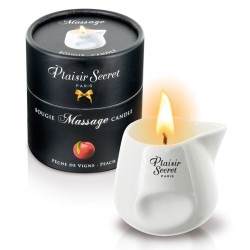 Accueil BOUGIE DE MASSAGE DE PLAISIRS SECRETS parfum Peche de Vigne