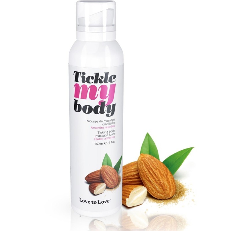 Bien Etre MOUSSE DE MASSAGE TICKLE MY BODY PARFUM AMANDES SUCREES DE LOVE TO LOVE