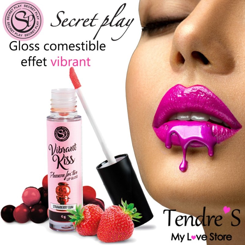 copy of GLOSS LUMINEUX EFFET CHAUD FROID A LA FRAISE PETILLANTE  DE " VOULEZ VOUS"
