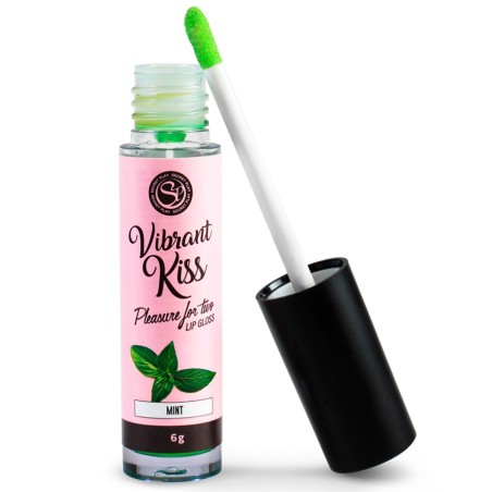 Bien Etre GLOSS COMESTIBLE EFFET VIBRANT A LA MENTHE DE "SECRET PLAY"