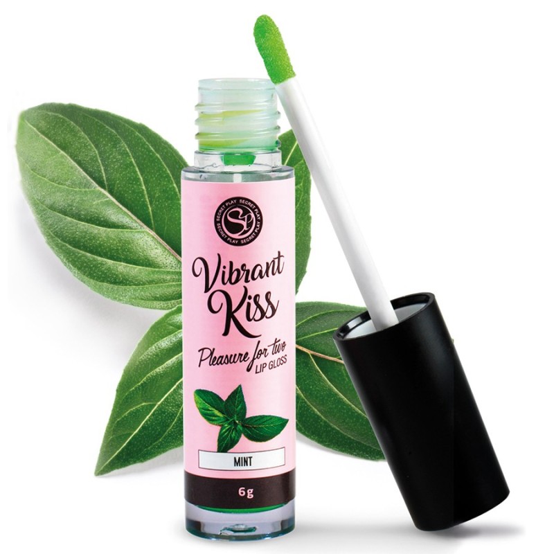 Bien Etre GLOSS COMESTIBLE EFFET VIBRANT A LA MENTHE DE "SECRET PLAY"
