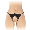 Lingerie STRING NOIR OUVERT SANDRA DE FASHION SECRET