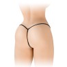 Lingerie STRING NOIR OUVERT SANDRA DE FASHION SECRET