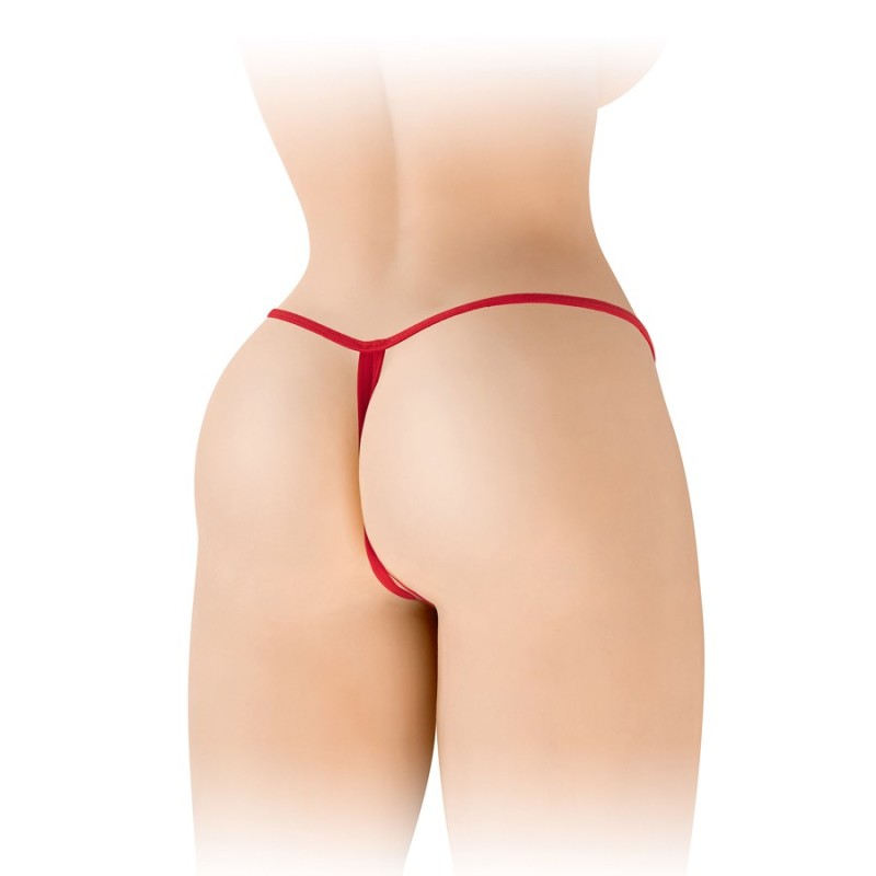 Lingerie Femme STRING ROUGE OUVERT DANUTA A DENTELLE DE FASHION SECRET