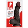 Love toys THE AMAZING - LONG:23cm DIAM:5cm DE CAPTAIN RED BLACK