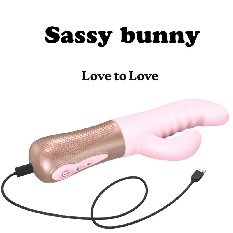 RABBIT SASSY BUNNY PINK DE "LOVE TO LOVE"