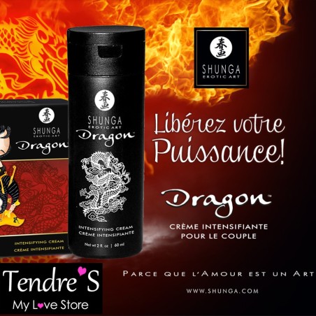 CREME D EXCITATION INTENSIFIANTE "DRAGON" DE "SHUNGA"